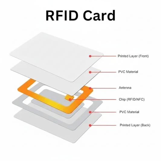 Premium PVC RFID 1K Card – 13.56 MHz – ISO14443A – Custom Printed