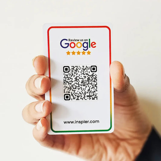 NFC + QR Google Review PVC Card (Premium Quality)