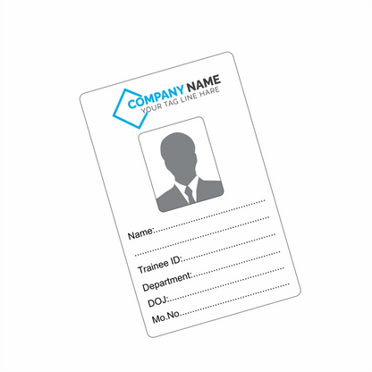 Premium Custom Paper ID Card – Personalized ID Badge Printing (Pack of 100)