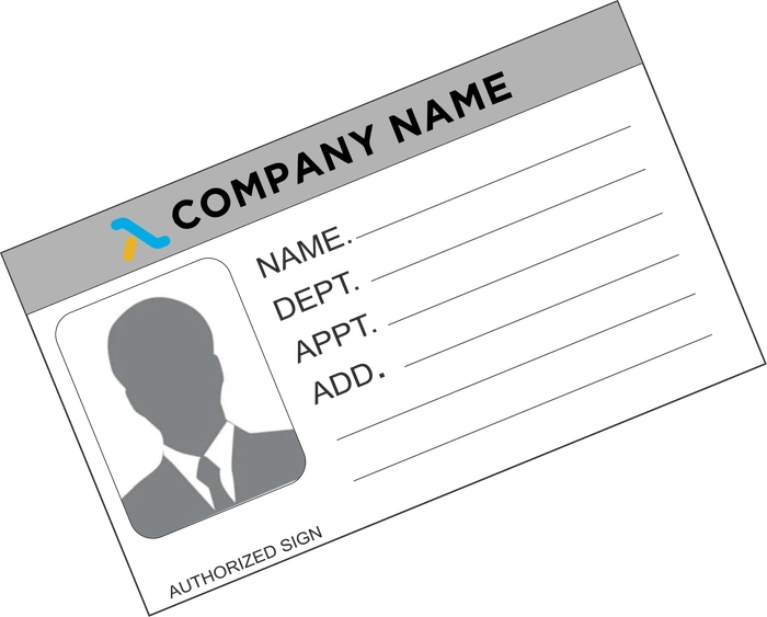 Premium Custom Paper ID Card – Personalized ID Badge Printing (Pack of 100)