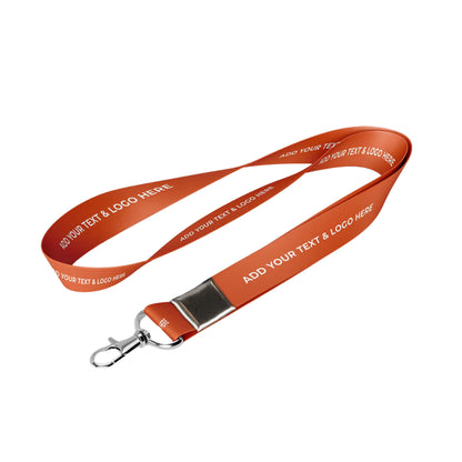 Personalized Digital Lanyard With Dog Hook - Width 16 mm  (Set of 16 Qty)